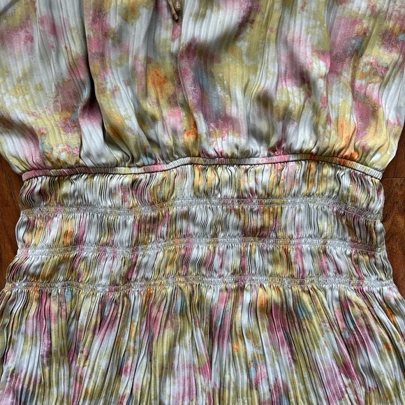 Current Air Midi Dress Women’s Size Large Dress Multicolor Boho Stretch - Picture 8 of 10